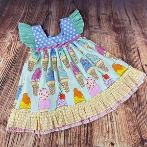 Laura Kae Designs Ice Cream Shabby Top
